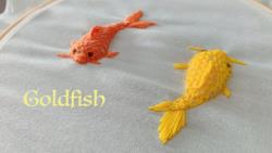 آموزش گلدوزی سه بعدی طرح ماهی گلی