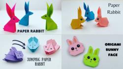 ساخت خرگوش کاغذی آسان برای کودک