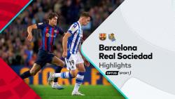 خلاصه بازی فوتبال بارسلونا 1 - 2 رئال سوسیداد | لالیگا