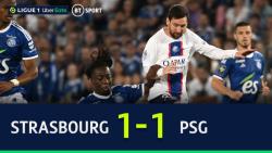 خلاصه بازی فوتبال استراسبورگ 1 - 1 PSG | لیگ 1 فرانسه