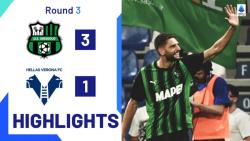خلاصه بازی فوتبال ساسولو 3 - 1 هلاس ورونا | سری آ ایتالیا
