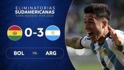 خلاصه بازی فوتبال بولیوی 0 - 3 آرژانتین | مقدماتی جام جهانی
