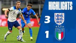 خلاصه بازی فوتبال انگلیس 3 - 1 ایتالیا | مقدماتی یورو 2024