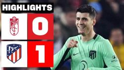 خلاصه بازی فوتبال گرانادا 0 - 1 اتلتیکو مادرید | لالیگا