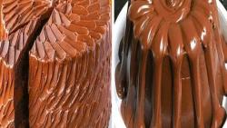 تزیین حرفه ای کیک شکلاتی - شماره 5