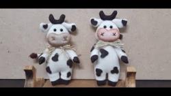 آموزش ساخت عروسک گاو