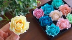 آموزش کامل ساخت گل های رز کاغذی