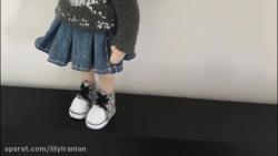 آموزش دوخت کفش برای عروسک مریم