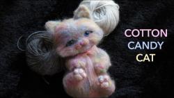 آموزش ساخت عروسک گربه پشمکی با پشم