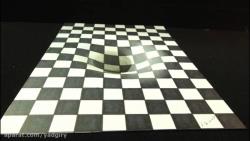 آموزش نقاشی سه بعدی تخته شطرنج