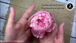 آموزش ساخت گل پیونی با فوم - ویدیو شماره 2